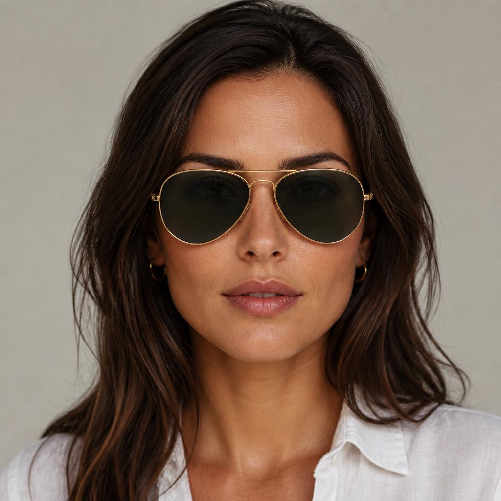 Ray-Ban Aviator Polarised worn