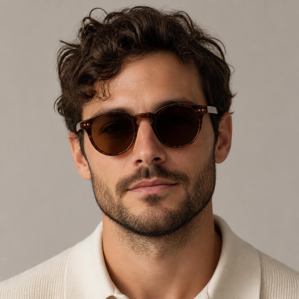Persol 649 Green Tint worn